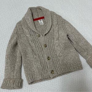 Oshkosh Oatmeal Colored Cardigan size 24 months